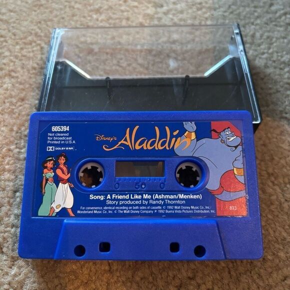 Disney Aladdin 695394 Cassette Tape - Picture 1 of 2